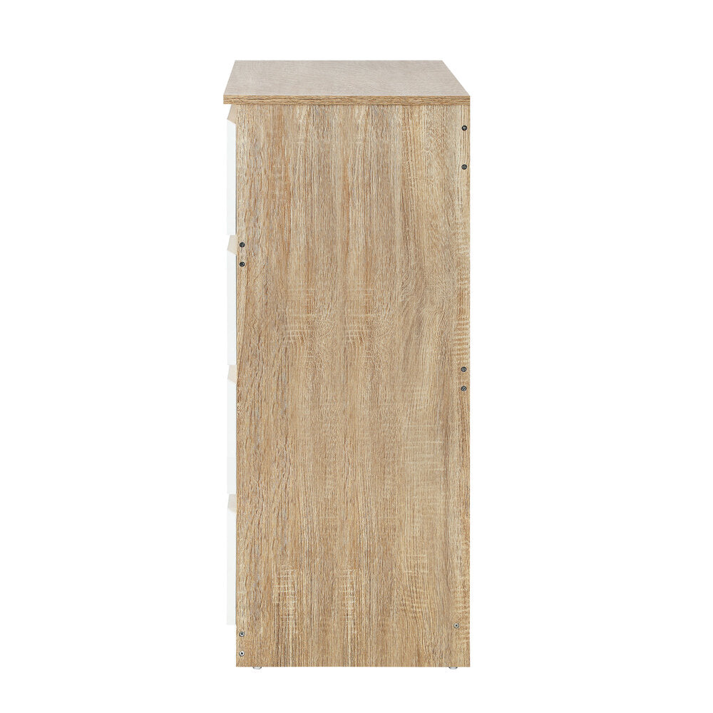 Oikiture Chest of Drawers 8 Drawers Tallboy