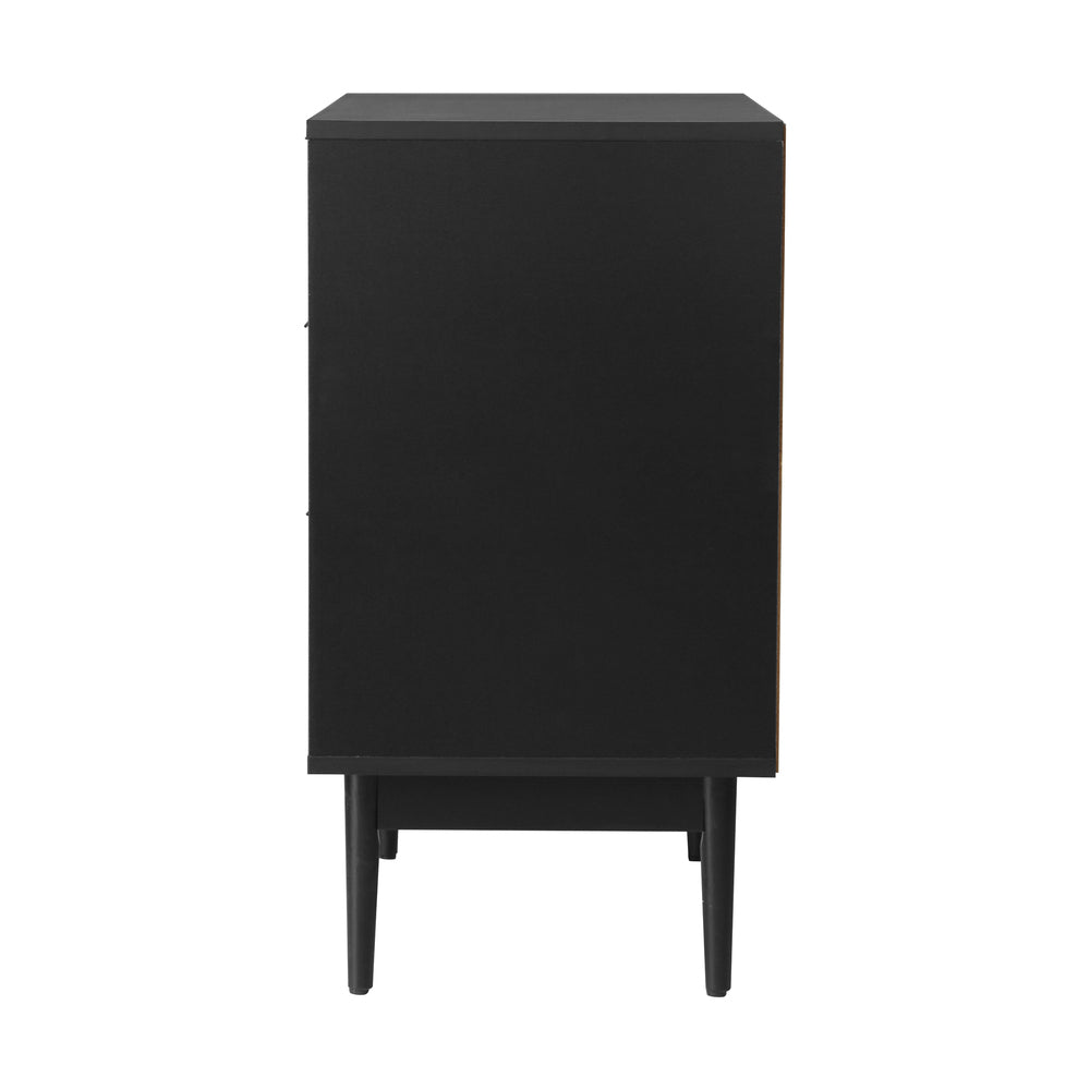 Oikiture 3 Chest of Drawers Dresser Table Lowboy