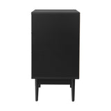 Oikiture 3 Chest of Drawers Dresser Table Lowboy - Front View