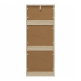 Oikiture 6 Chest of Drawers Tallboy Dresser Table Natural
