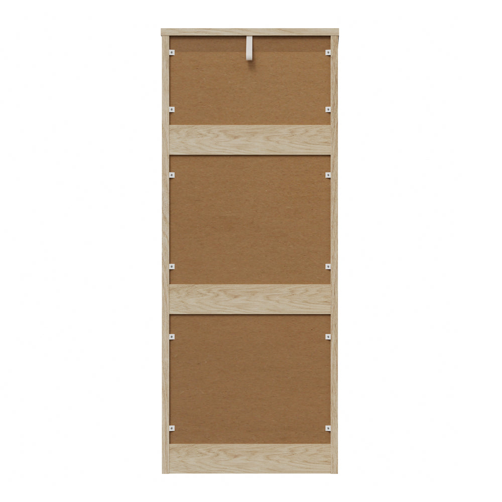 Oikiture 6 Chest of Drawers Tallboy Dresser Table Natural