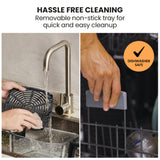 EUROCHEF 6.5L Air Fryer, Electric Digital Airfryer with Glass Container, Black - Extra Image