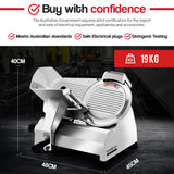 EuroChef Commercial 10' Meat Slicer Food Cutting Machine Electric Deli Shaver