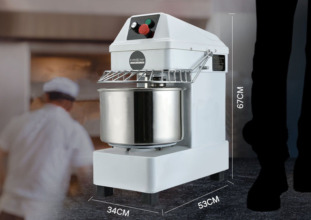 EUROCHEF Commercial 10L 900W Spiral Dough Mixer Machine