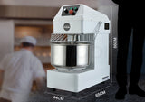 EUROCHEF Commercial 30L 1800W Spiral Dough Mixer Machine, 2 Speed