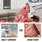 EUROCHEF Meat Grinder Mincer Food Commercial Electric Machine Chopper Shredder - Close-Up Angle