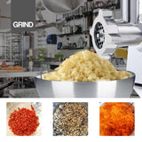 EUROCHEF Meat Grinder Mincer Food Commercial Electric Machine Chopper Shredder - Low Angle
