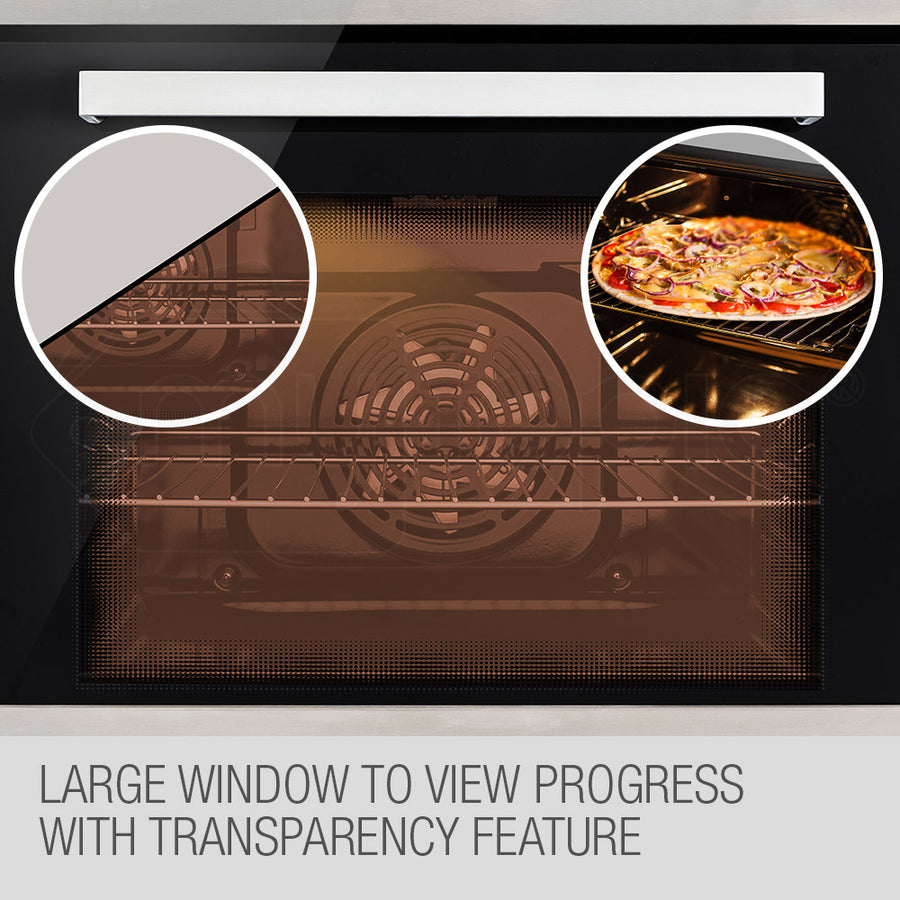 EuroChef 60cm 8 Functions Built-In Electric Wall Oven - OE708A