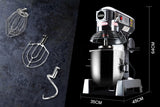 EuroChef Silver 10L Commercial Grade Planetary Mixer