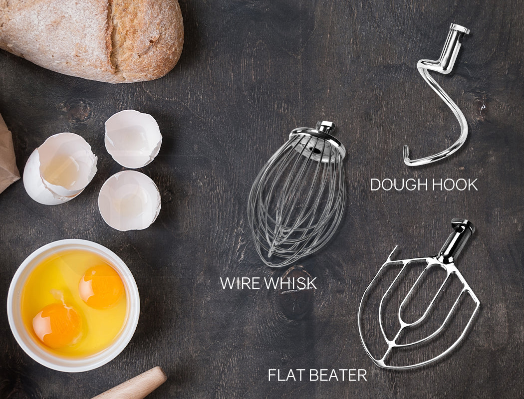 EuroChef Silver 10L Commercial Grade Planetary Mixer