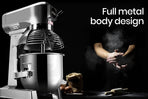 EuroChef Silver 20L Commercial Grade Planetary Mixer