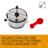 EuroChef Popcorn Machine - Popper Popping Classic Cooker Microwave - Close-Up Angle