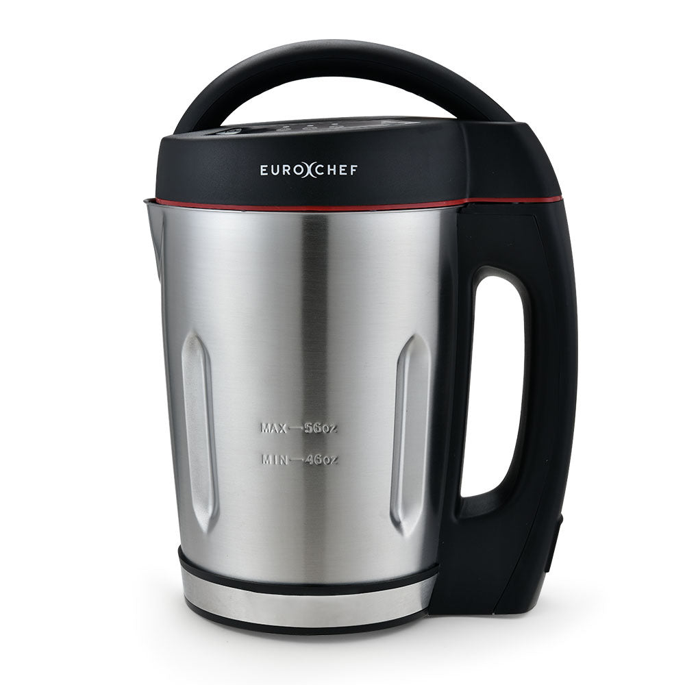 EUROCHEF Soup Maker and Blender, Self-Cleaning, Stainless Steel