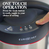 EUROCHEF Soup Maker and Blender, Self-Cleaning, Stainless Steel