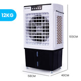 POLYCOOL 45L 125W Evaporative Air Cooler Portable Industrial Fan, Purifier, Humidifier, Remote Control - Rear View