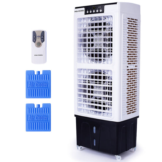 PolyCool 35L portable evaporative air cooler with remote control