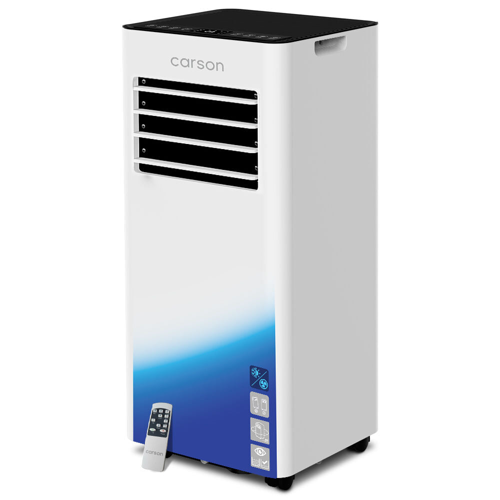 CARSON 2.05kW Portable Air Conditioner, with Dehumidifier & Fan Mode, Remote Control, 24hr Timer, Sleep Mode