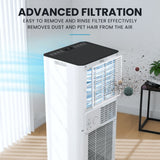 CARSON 2.05kW Portable Air Conditioner, with Dehumidifier & Fan Mode, Remote Control, 24hr Timer, Sleep Mode