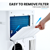 CARSON 3.5kW Portable Air Conditioner, with Dehumidifier Mode & Fan Cooler