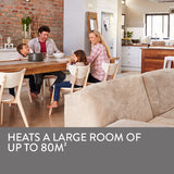 BROMIC Supaheat II LPG Indoor Gas Heater Room Floor Portable Flueless Radiant - Side View