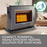 BROMIC Supaheat II Natural Gas Indoor Room Heater Portable Floor Flueless 80m²