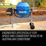 Baumr-AG 70L Portable Electric Concrete Cement Mixer