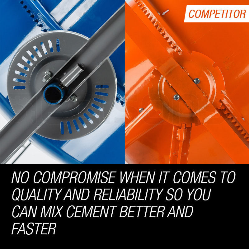 Baumr-AG 135L Portable Electric Concrete Cement Mixer