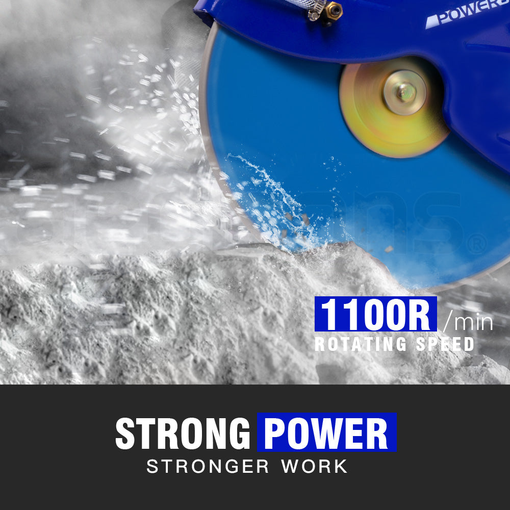 POWERBLADE MX9500 Concrete Cut Off Demolition Saw Wet Demo Road Cutter Brick
