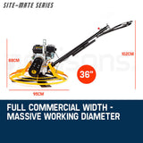 Baumr-AG 36' Troweller Machine - Trowelling Power Trowel Concrete Helicopter