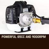Baumr-AG Commercial Concrete Vibrator Cement Portable Tool Unit Hard Nose - Top-Down View