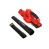 Giantz 20V Cordless Leaf Blower Garden Lithium Battery Electric Nozzles 2-Speed - Side View