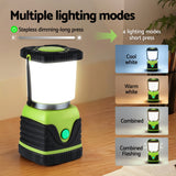 Weisshorn 2-Pack LED Camping Lanterns, 1000LM Super Bright Waterproof Portable Emergency Tent Lights - 45-Degree Angle