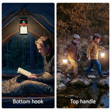 Weisshorn 2-Pack LED Camping Lanterns, 1000LM Super Bright Waterproof Portable Emergency Tent Lights - Low Angle