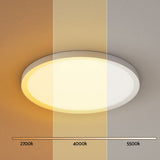 Leier Ceiling Light LED Round 31W Ultra-THIN 5CM Oyster Lamp Modern Cool/Warm - Top-Down View
