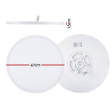 Leier Ceiling Light LED Round 46W Ultra-THIN 5CM Oyster Lamp Modern Cool/Warm - Front View