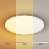 Leier Ceiling Light LED Round 46W Ultra-THIN 5CM Oyster Lamp Modern Cool/Warm - Top-Down View