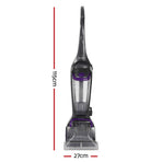 Devanti 800W carpet washer with twin water tanks and standing design, twin water tank system