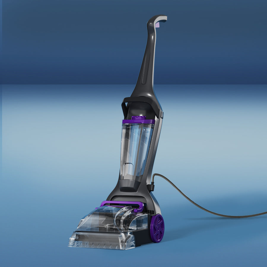 Devanti 800W carpet washer with twin water tanks and standing design, image 7