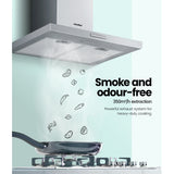 Comfee 600mm Rangehood 60cm Range Hood LED Light - 45-Degree Angle