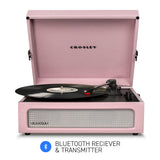 Crosley Voyager Amethyst - Bluetooth Portable Turntable - Side View