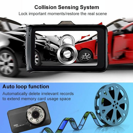 Hidden Dual-Lens Car Dvr With Reversing Video Monitor-1915198074716819462