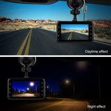 Hd Night Vision Car Dvr With Usb Hidden Recorder And Reversing Video Monitor - Rear View