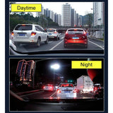 Hd 1080P Car Dvr With 3-In-1 Function And Wide Angle Night Vision - 4 Inch - Front View