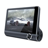 Hd 1080P Car Dvr With 3-In-1 Function And Wide Angle Night Vision - 4 Inch - 45-Degree Angle
