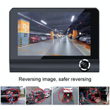 Hd 1080P Car Dvr With 3-In-1 Function And Wide Angle Night Vision - 4 Inch - Close-Up Angle