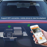 360-Degree Panoramic Dual-Lens Hd Driving Recorder With Wifi And Night Vision - Rear View