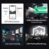 360 Degree Hidden Car Wifi Driving Recorder With Single Camera - Rear View