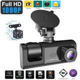 Hd Night Vision Car Driving Recorder With 3 Lenses