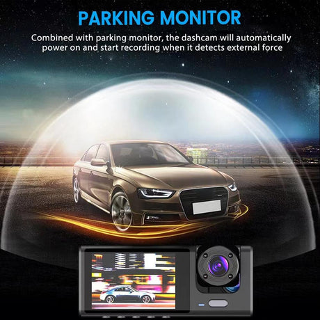 Hd Night Vision Car Driving Recorder With 3 Lenses-1915197563317915653
