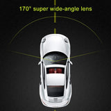 Hd Dual Camera Car Recorder With Infrared Night Vision - F9 - Rear View